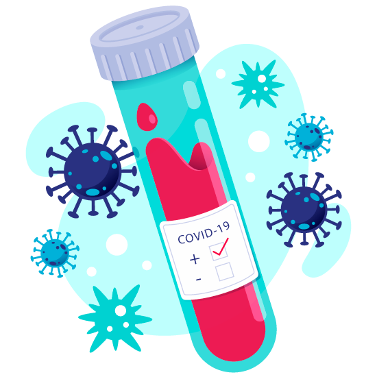 Corona-test-result-snapp-doctor نتیجه آزمایش کرونا در منزل